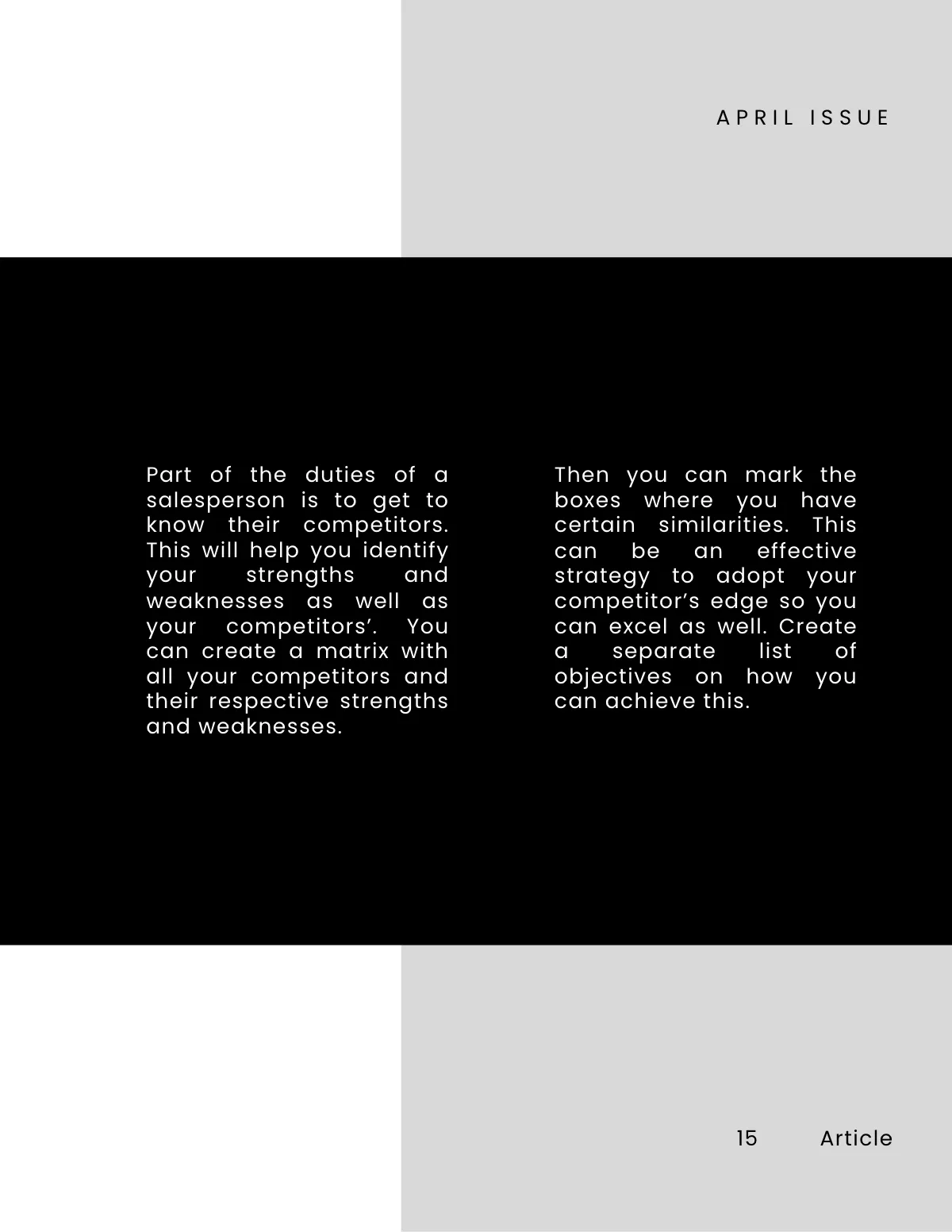 Free Professional Sales Magazine Template to Edit Online