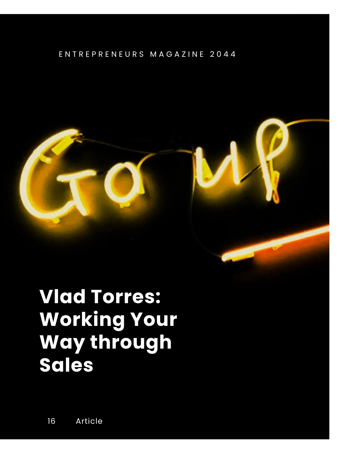 Free Professional Sales Magazine Template to Edit Online