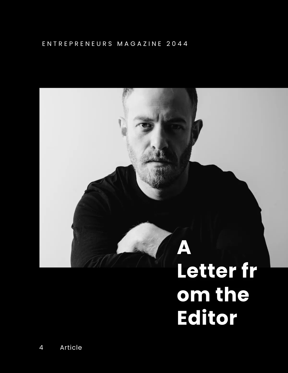 Free Professional Sales Magazine Template to Edit Online