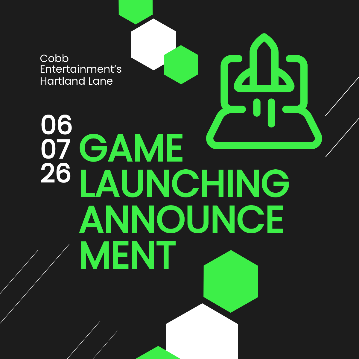 Free Launch Announcement Instagram Post Template