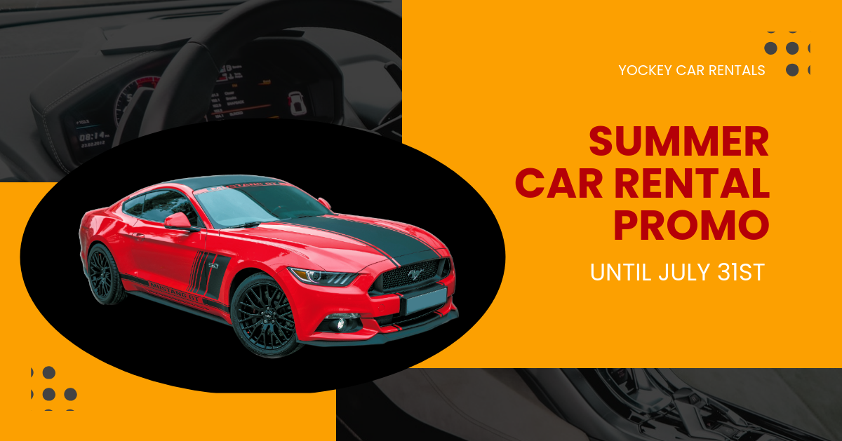 Free Car Rental Promotion Facebook Post Template to Edit Online