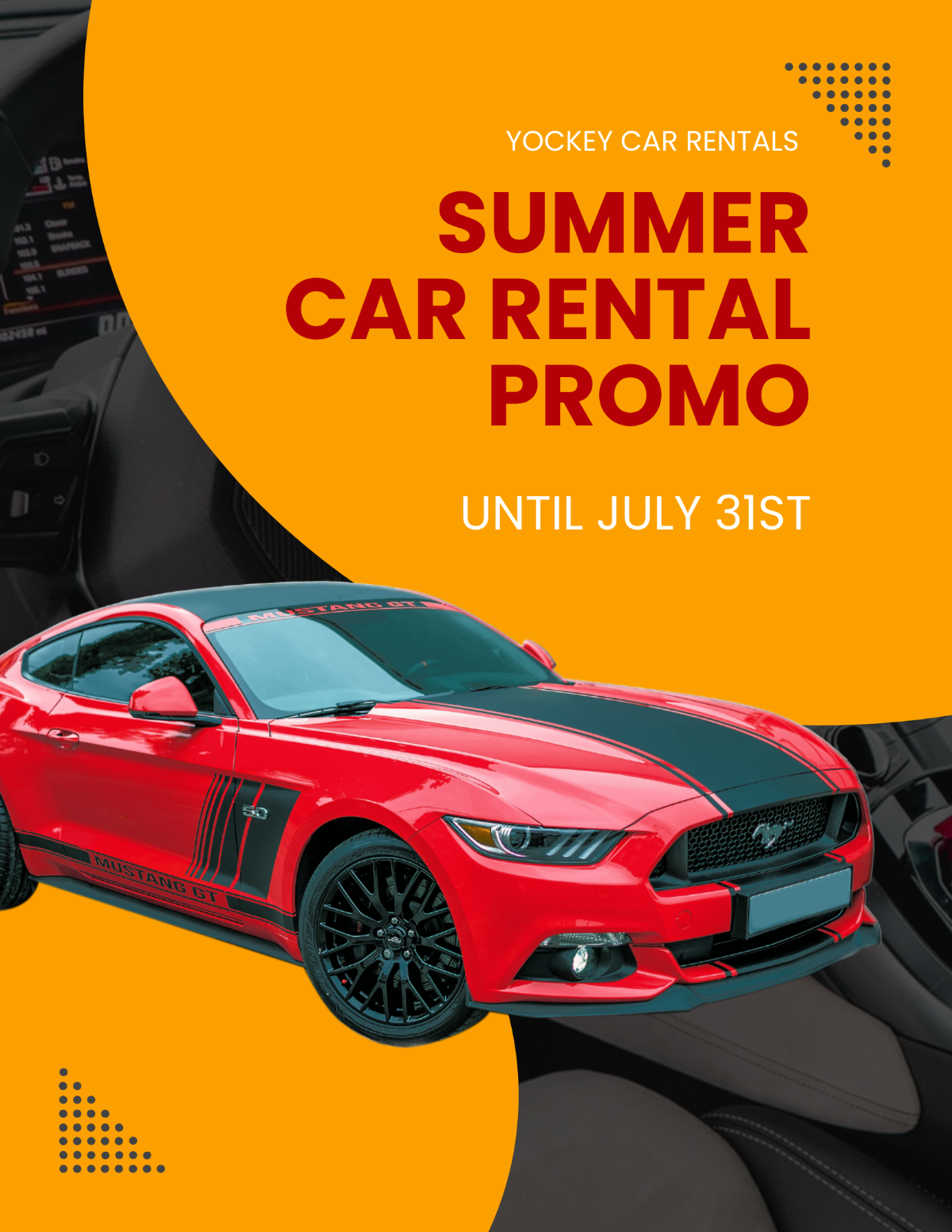 Car Rental Promotion Flyer Template - Edit Online & Download