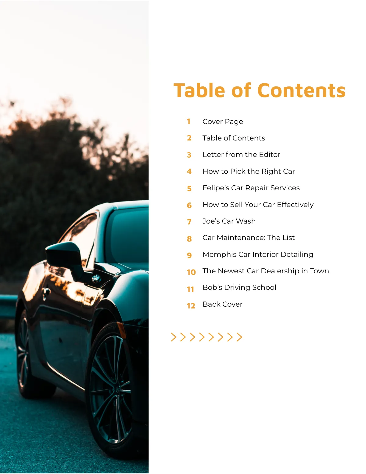 Free Auto Sales Magazine Template to Edit Online