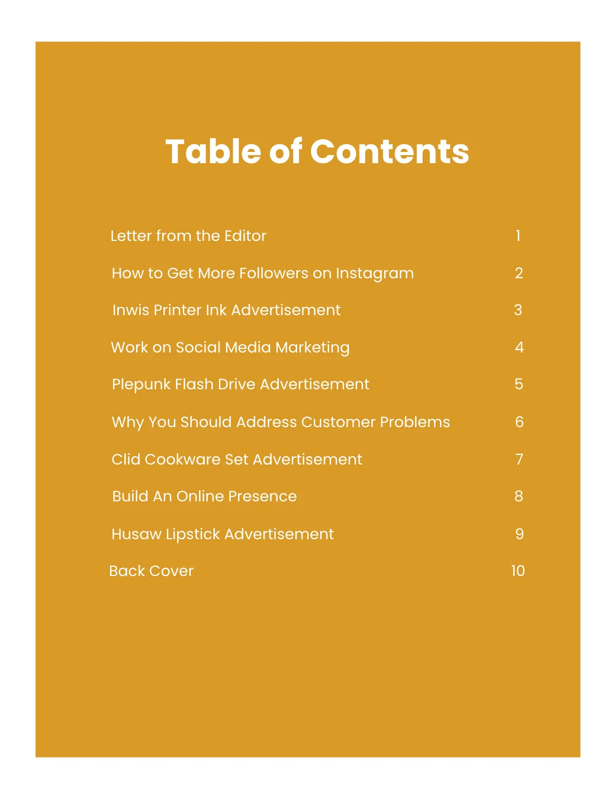 Free Creative Small Business Magazine Template to Edit Online