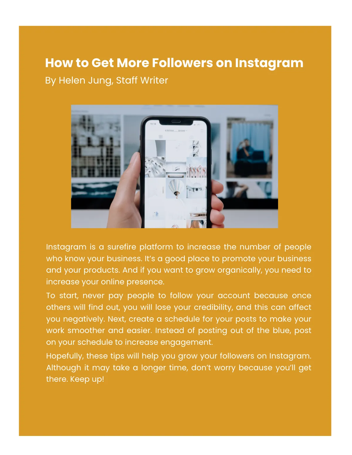 Free Creative Small Business Magazine Template to Edit Online