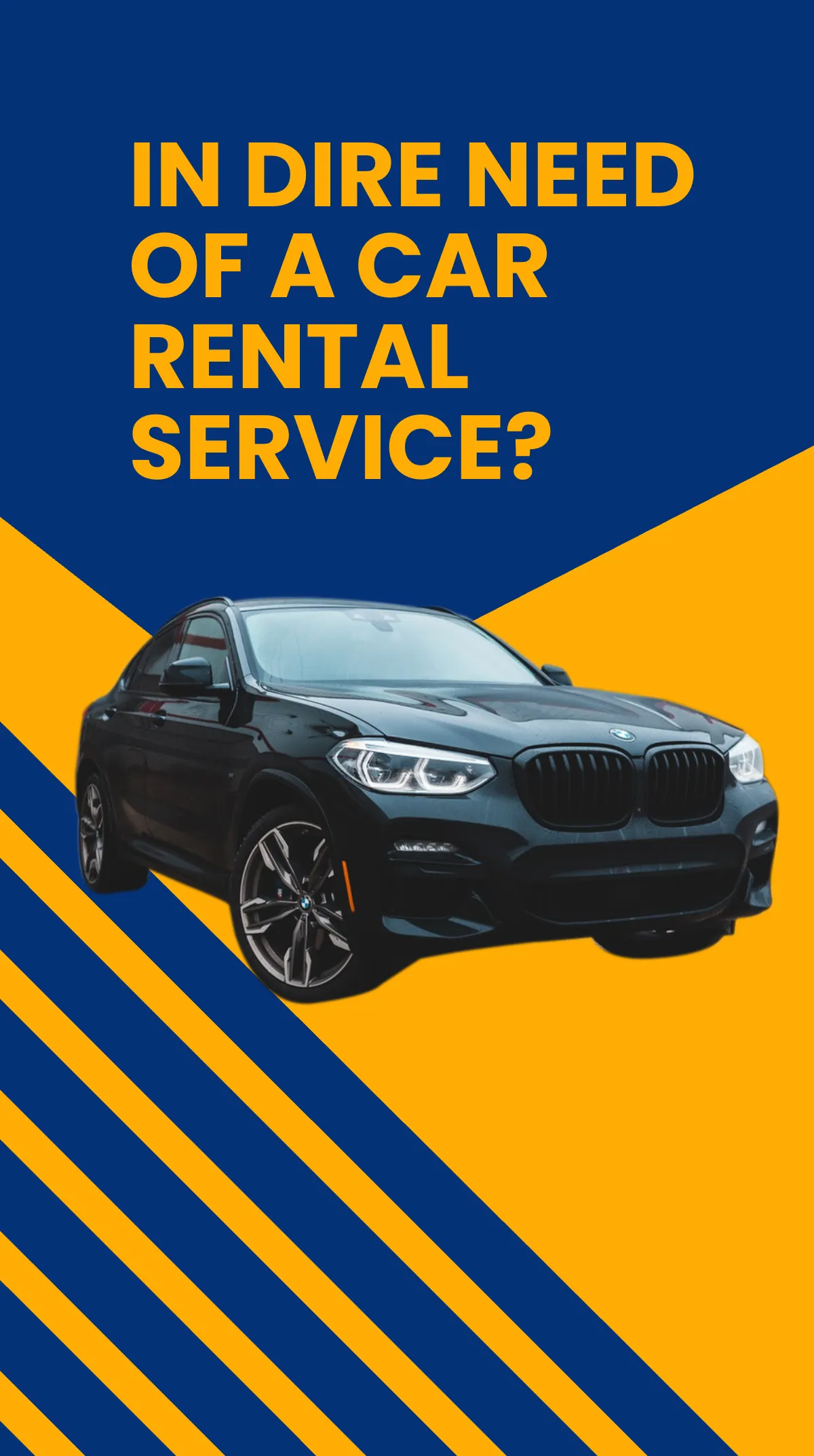 Free Car Rental Service Instagram Story Template to Edit Online
