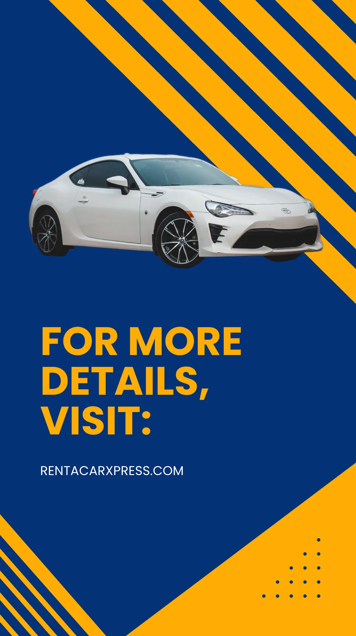 Free Car Rental Service Instagram Story Template to Edit Online