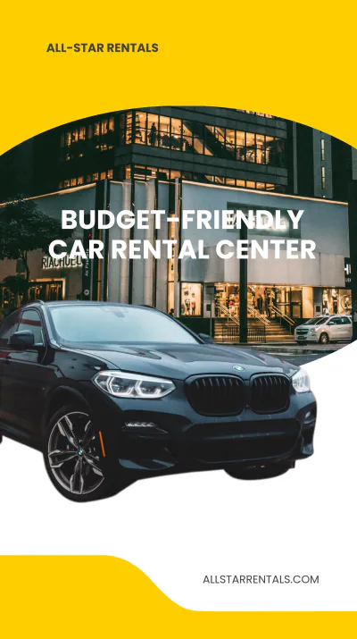 Free Budget Car Rental Instagram Story Template to Edit Online