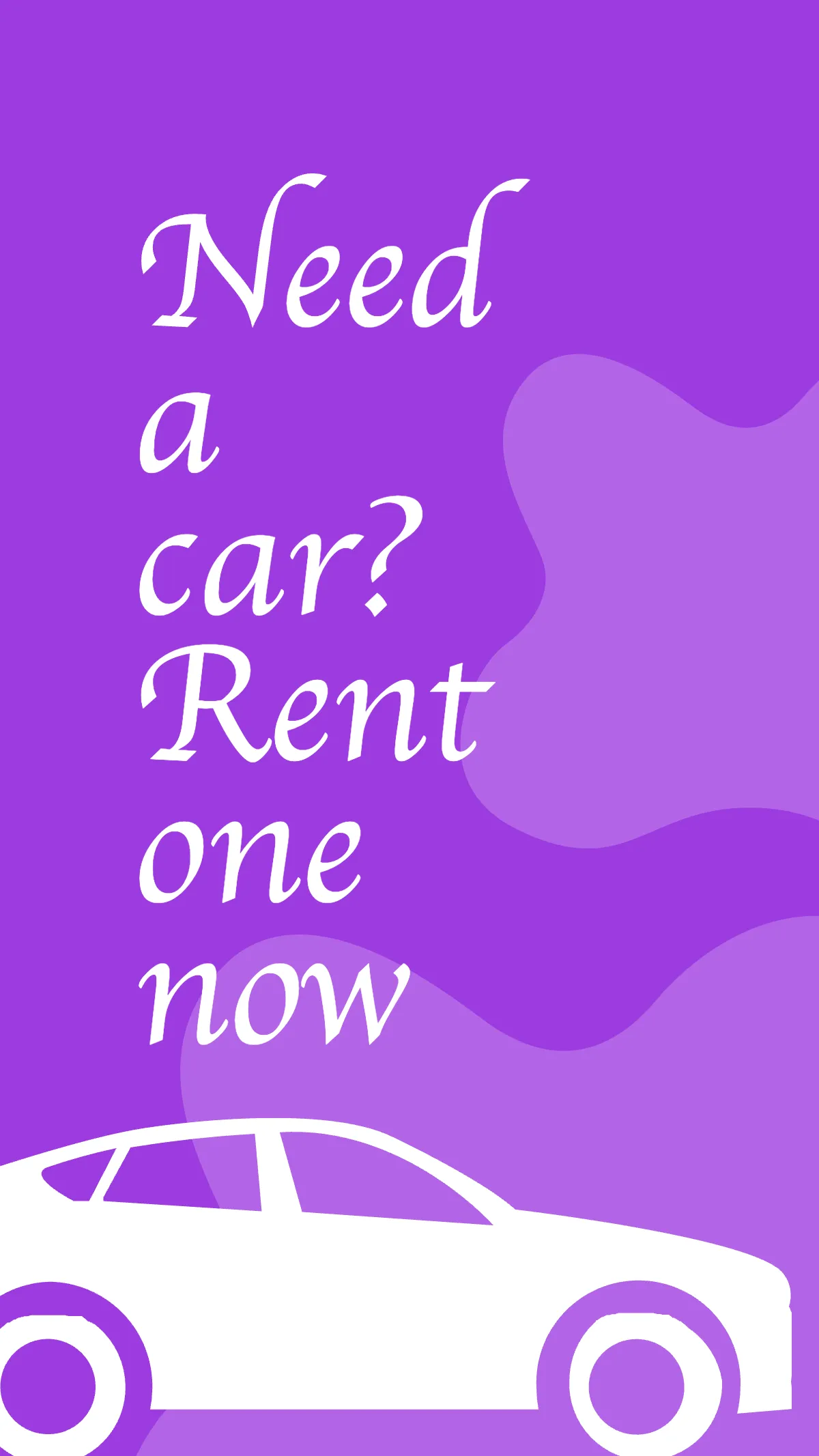 Free Simple Car Rental Instagram Story Template to Edit Online