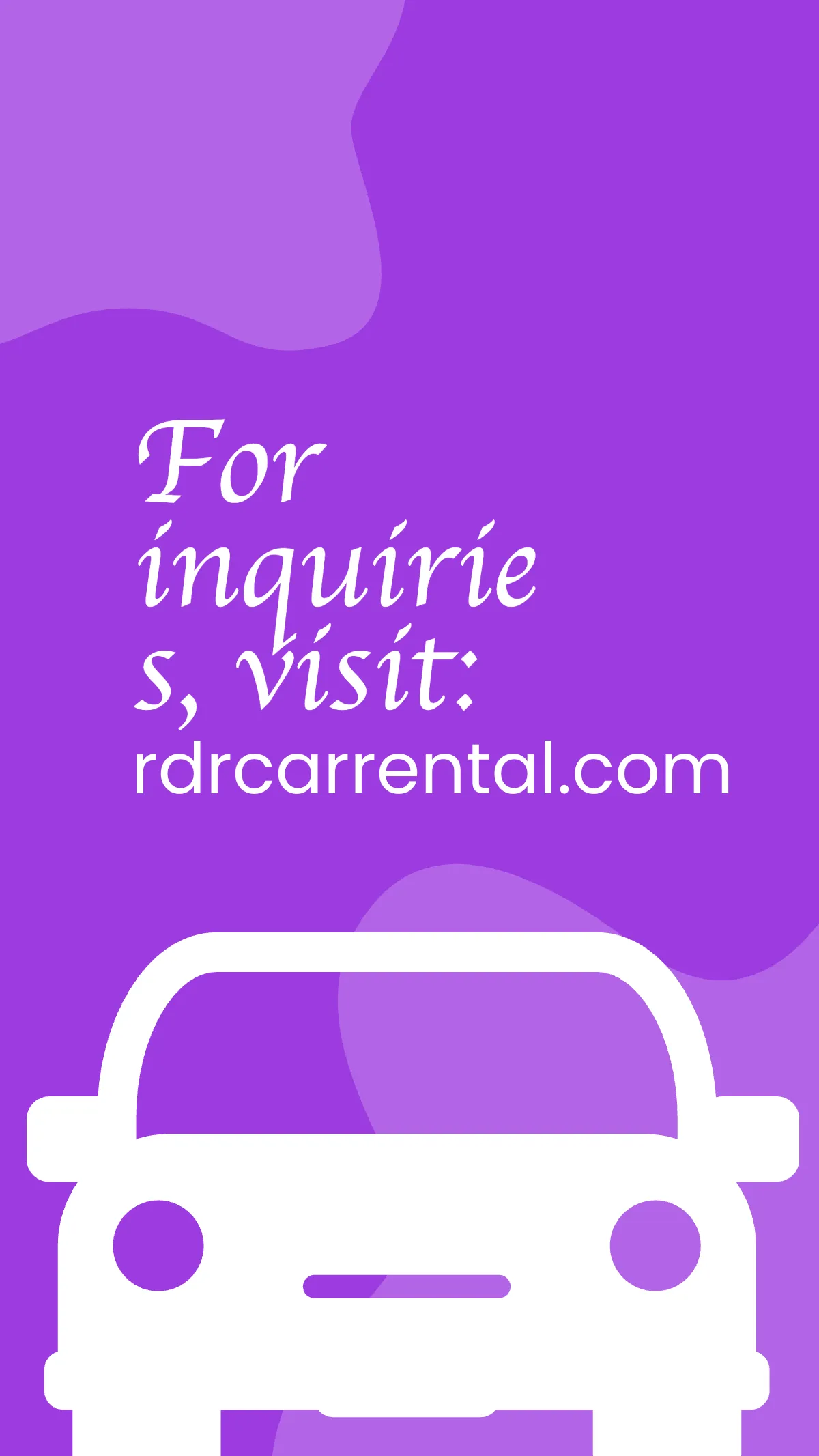 Free Simple Car Rental Instagram Story Template to Edit Online