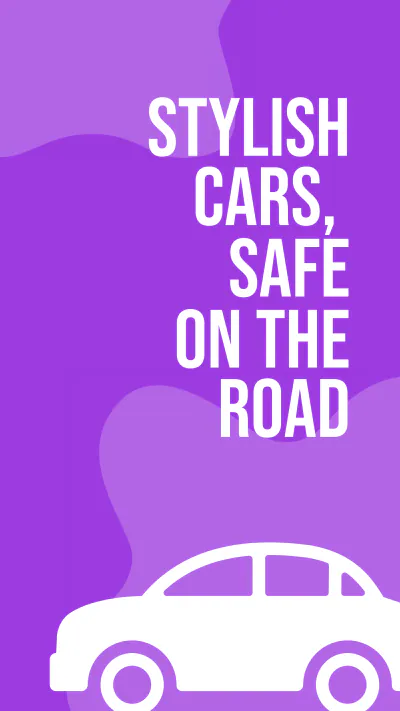 Free Simple Car Rental Instagram Story Template to Edit Online
