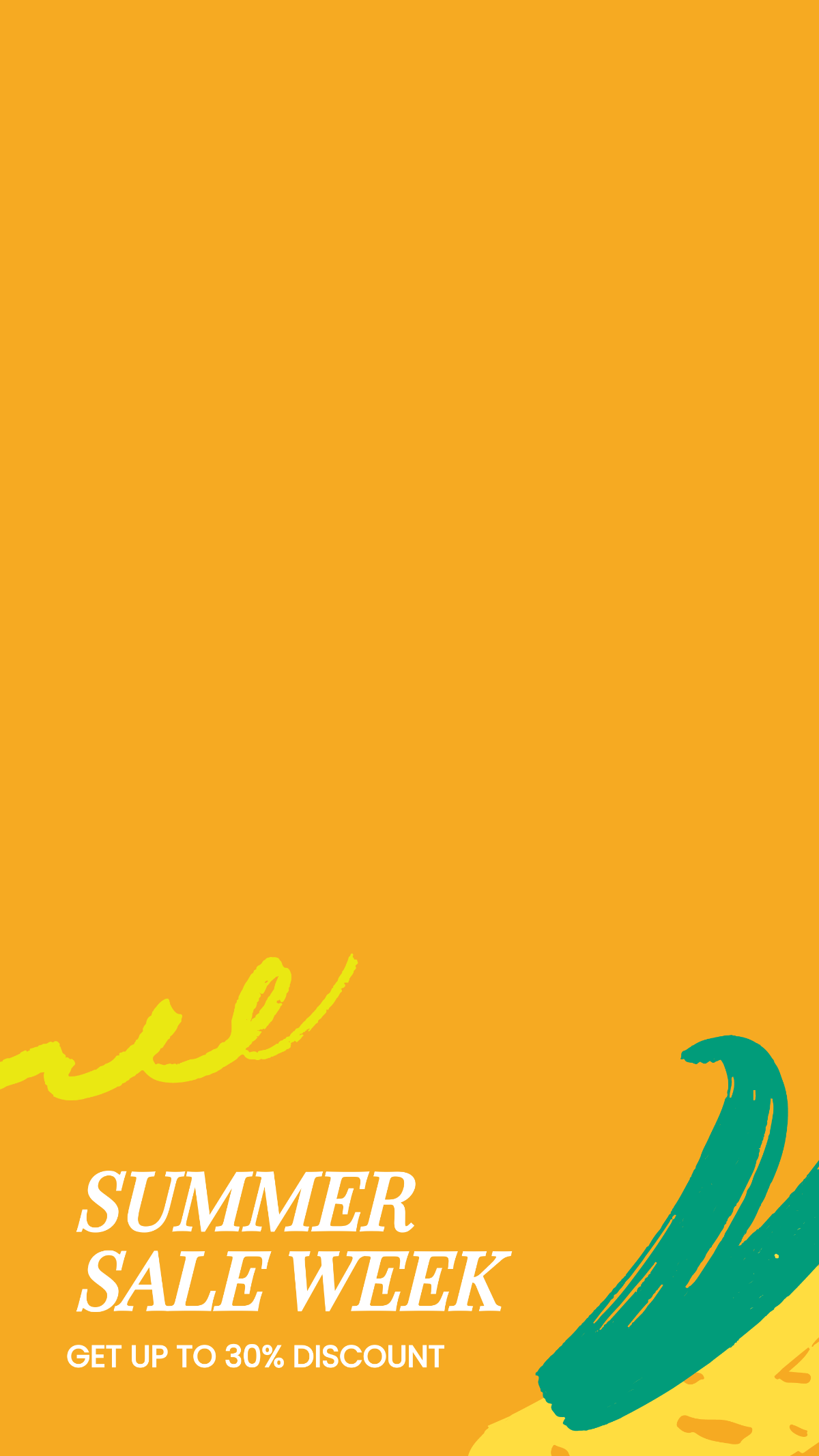 Summer Sale Snapchat Geofilter Template