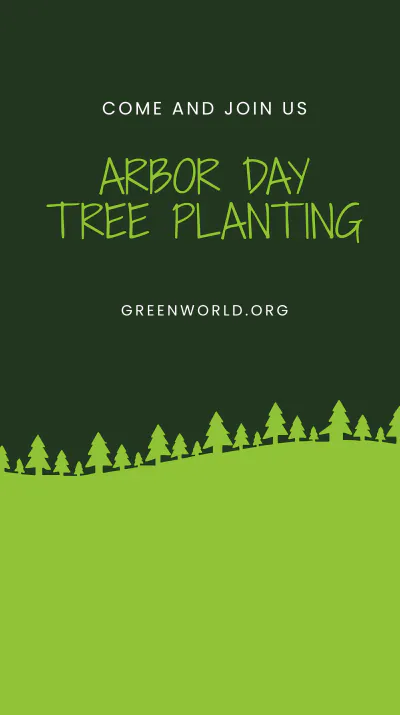 Free Arbor Day Event Instagram Story Template to Edit Online