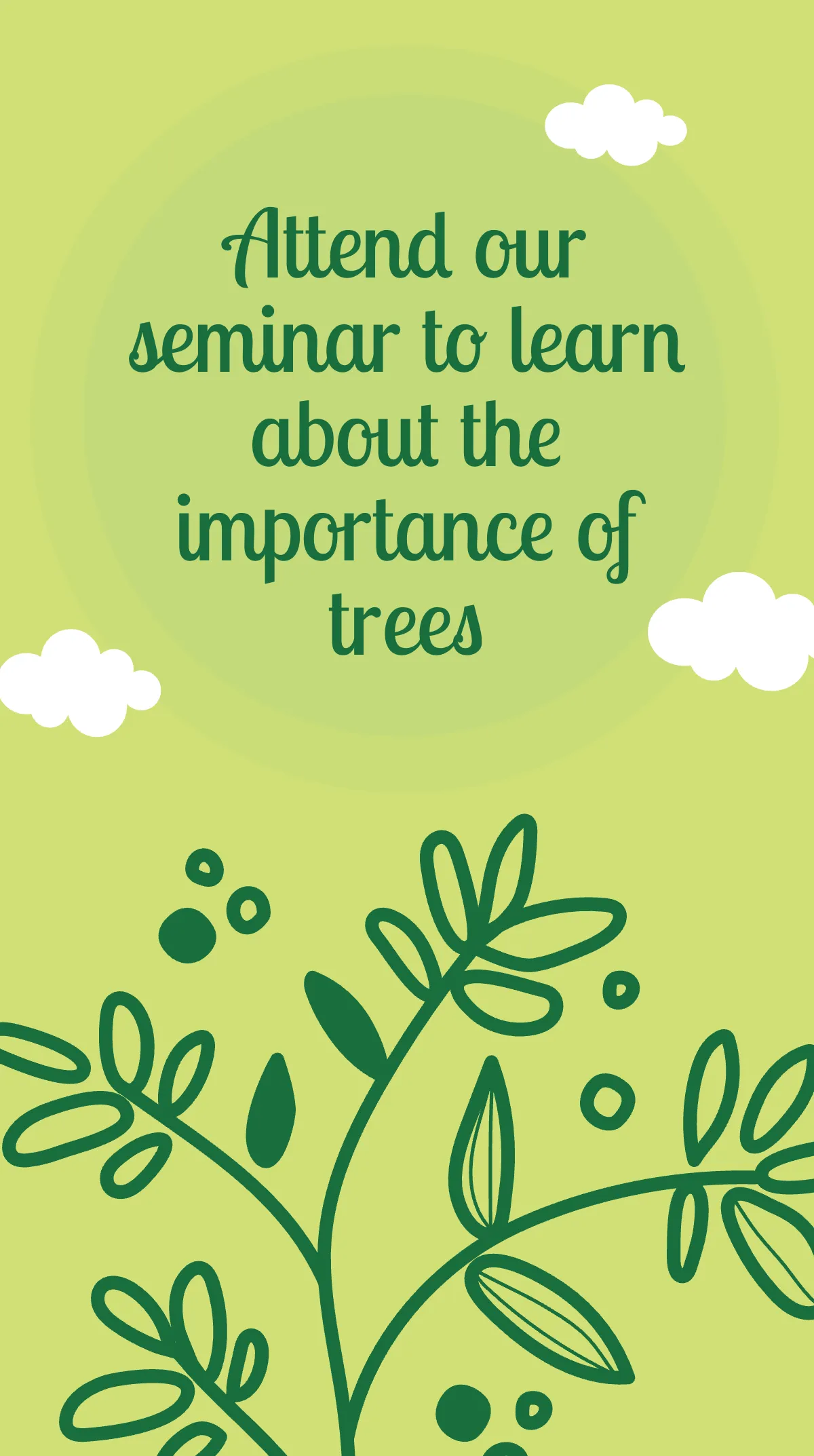 Free Arbor Day Celebration Instagram Story Template to Edit Online