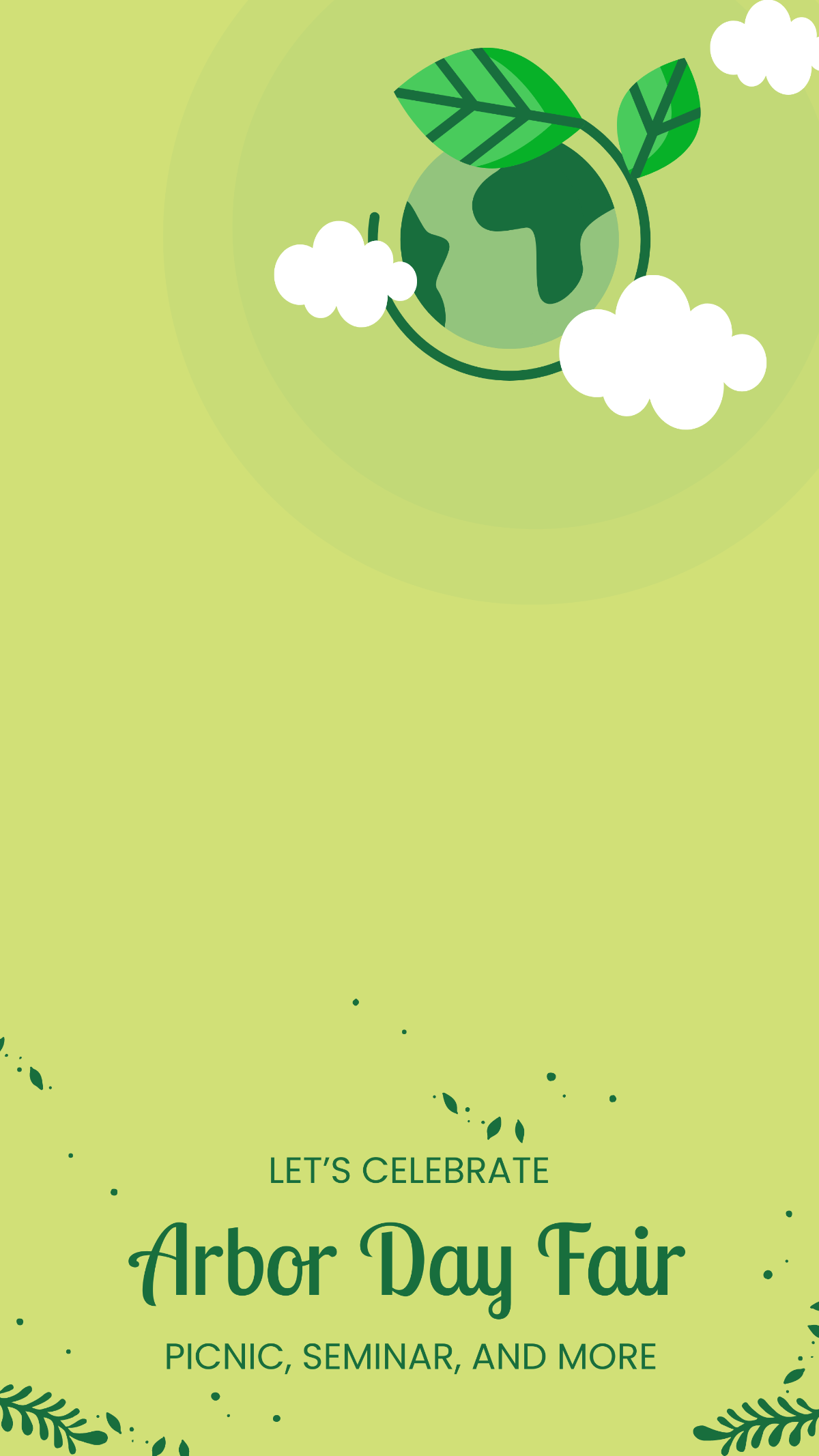 Arbor Day Celebration Snapchat Geofilter Template