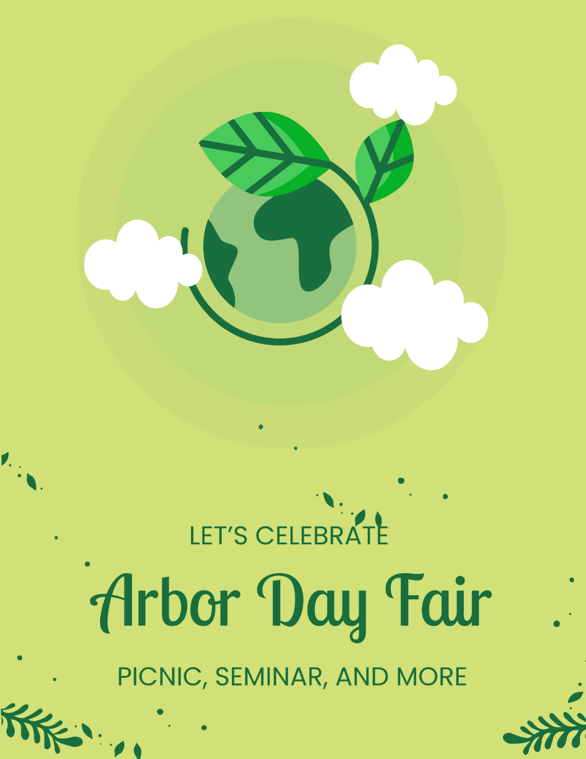 Arbor Day Celebration Flyer Template
