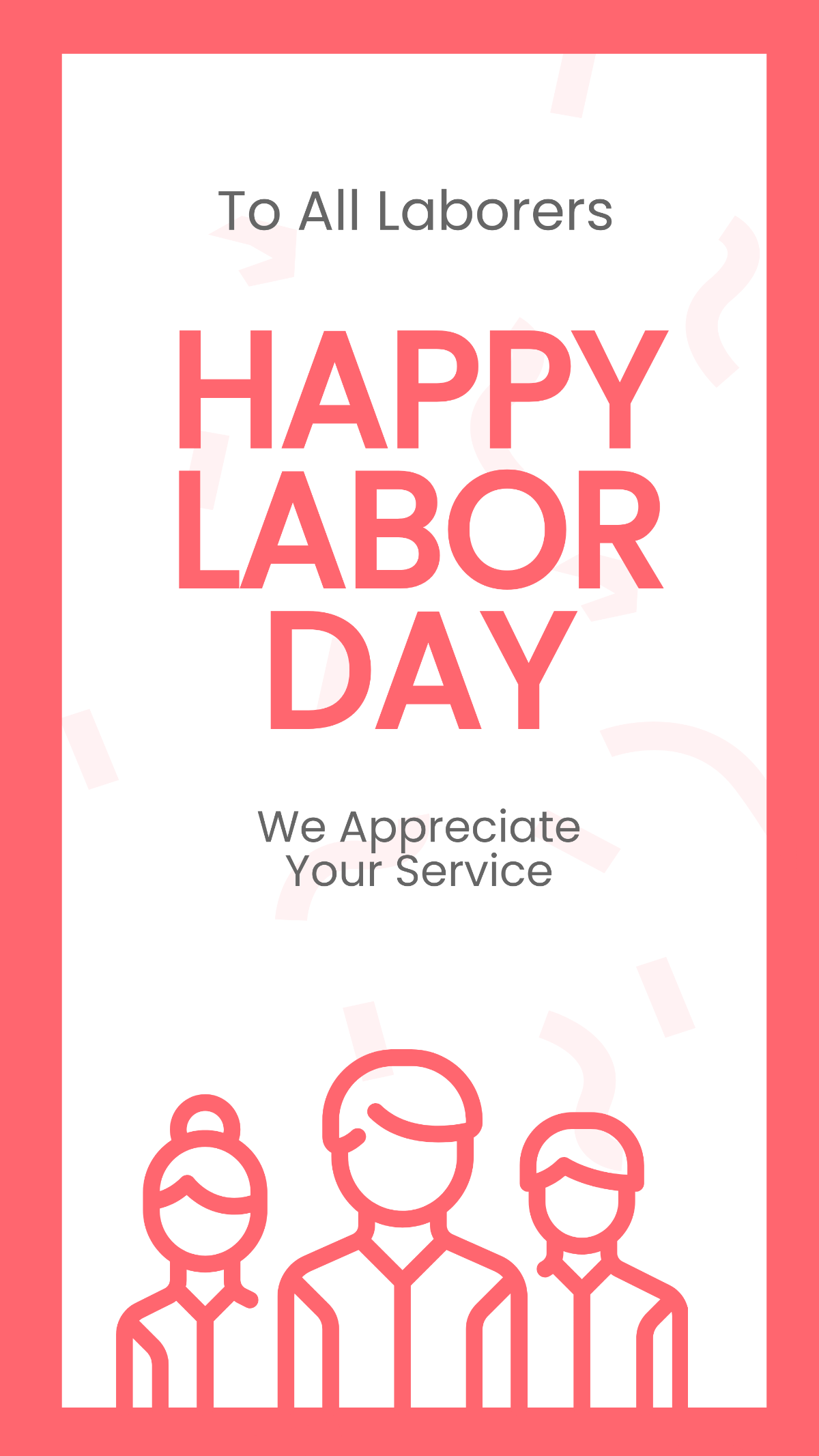 Happy Labor Day Instagram Story Template