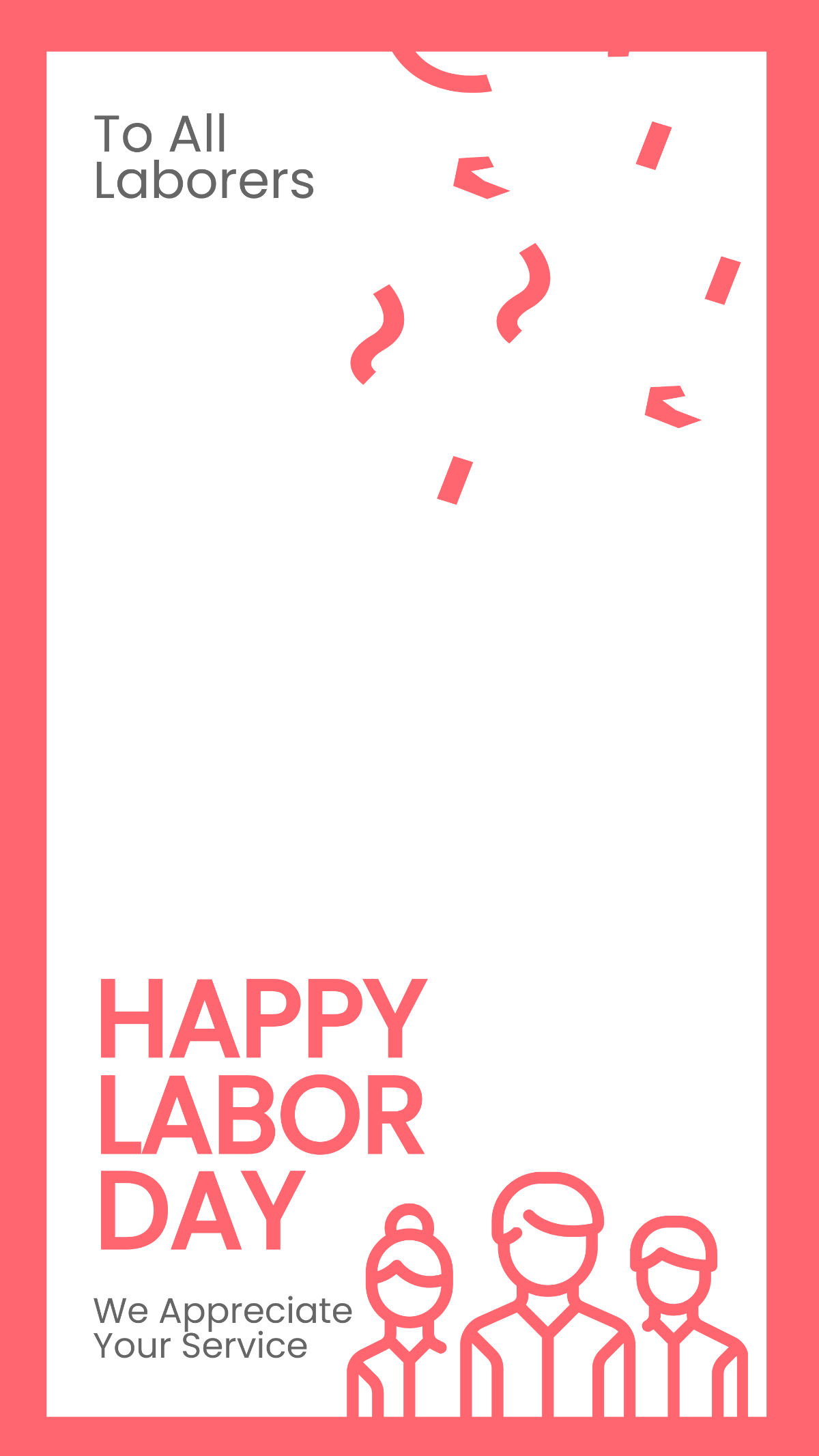 Happy Labor Day Snapchat Geofilter Template