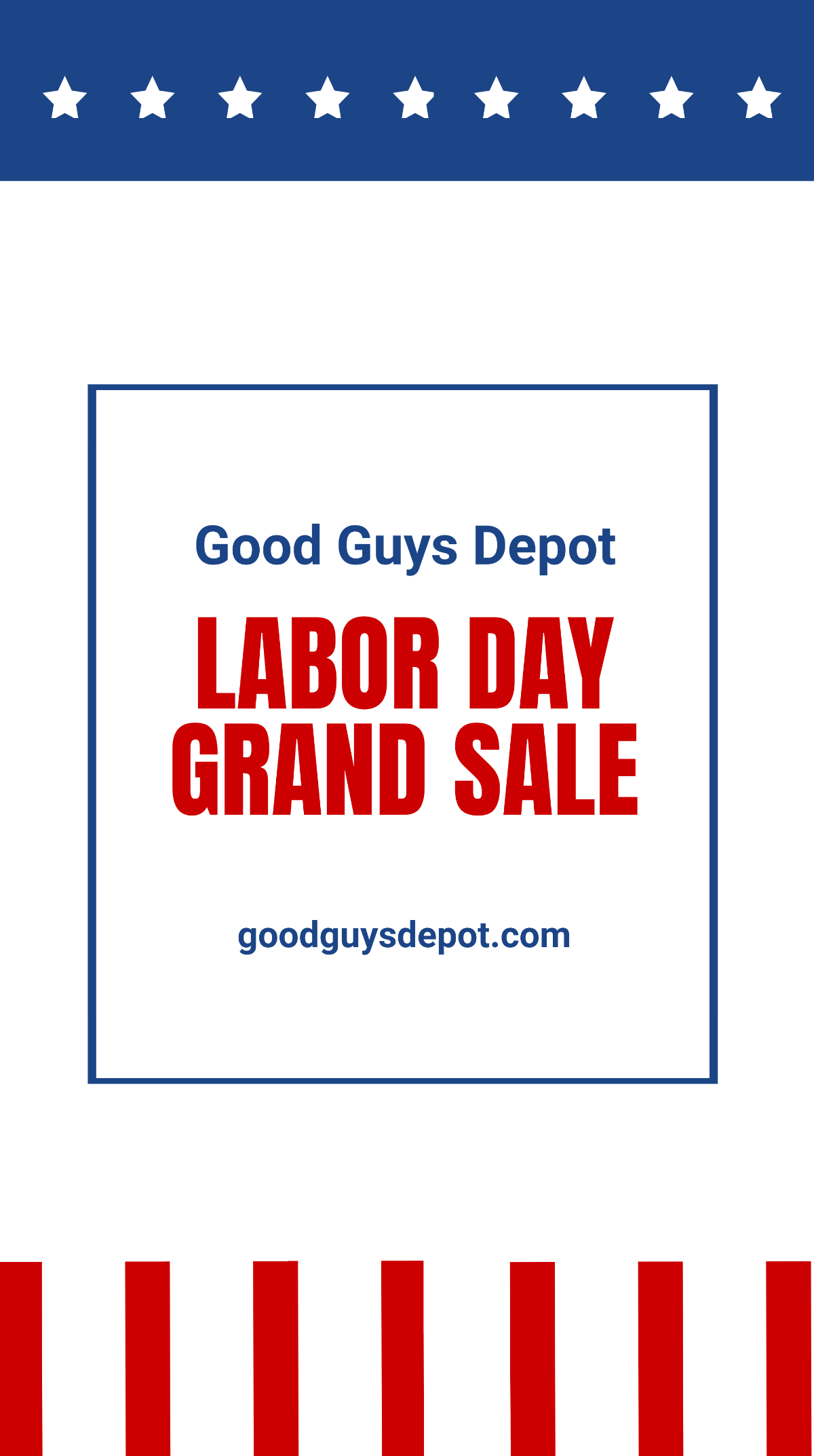 Labor Day Sale Instagram Story Template