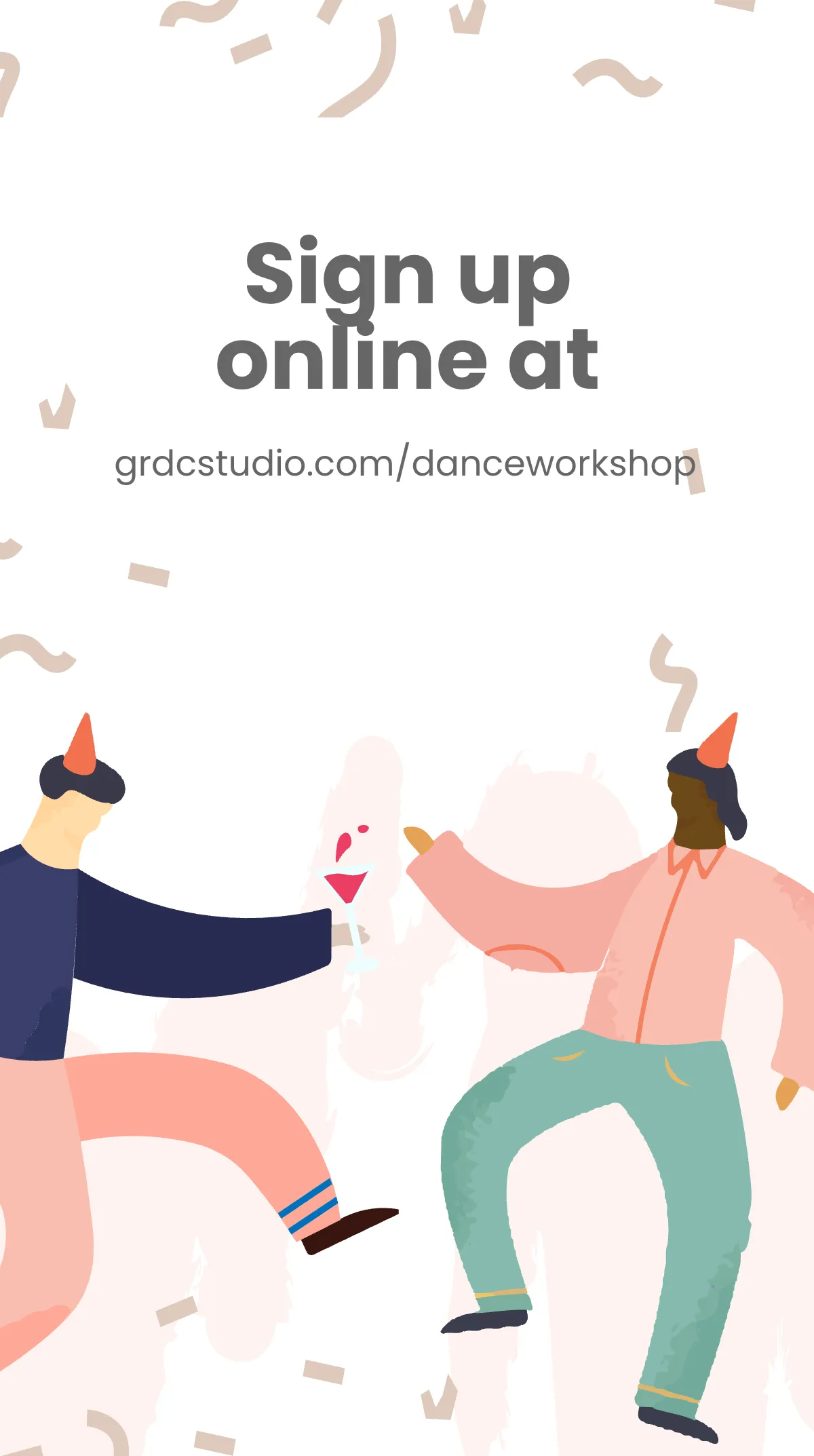 Free Dance Workshop Instagram Story Template to Edit Online