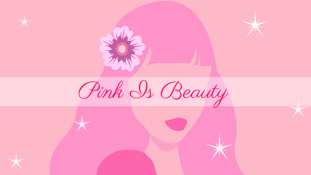 Free Beautiful Pink Wallpaper Template