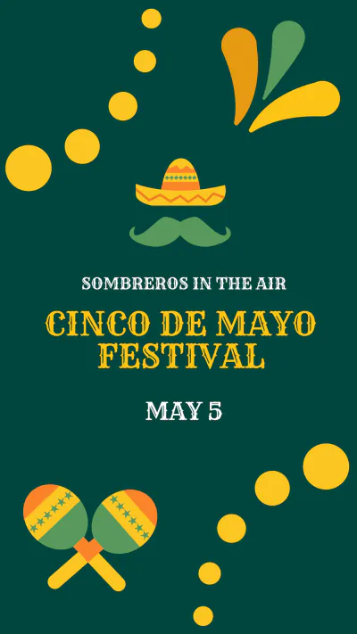 Free Cinco De Mayo Event Instagram Story Template to Edit Online