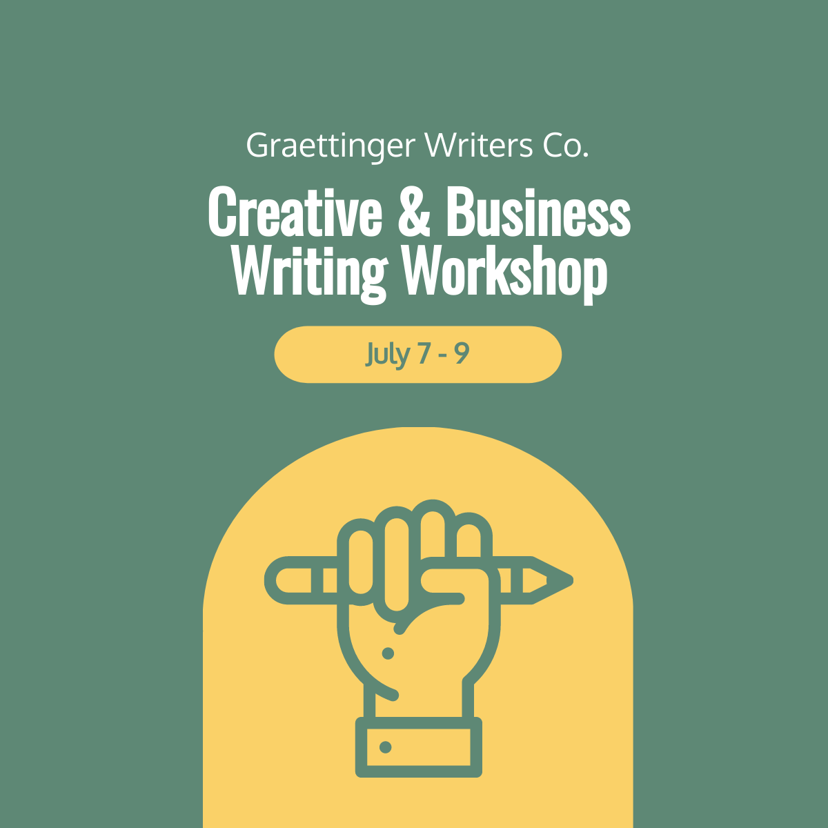 Free Creative Workshop Linkedin Post Template