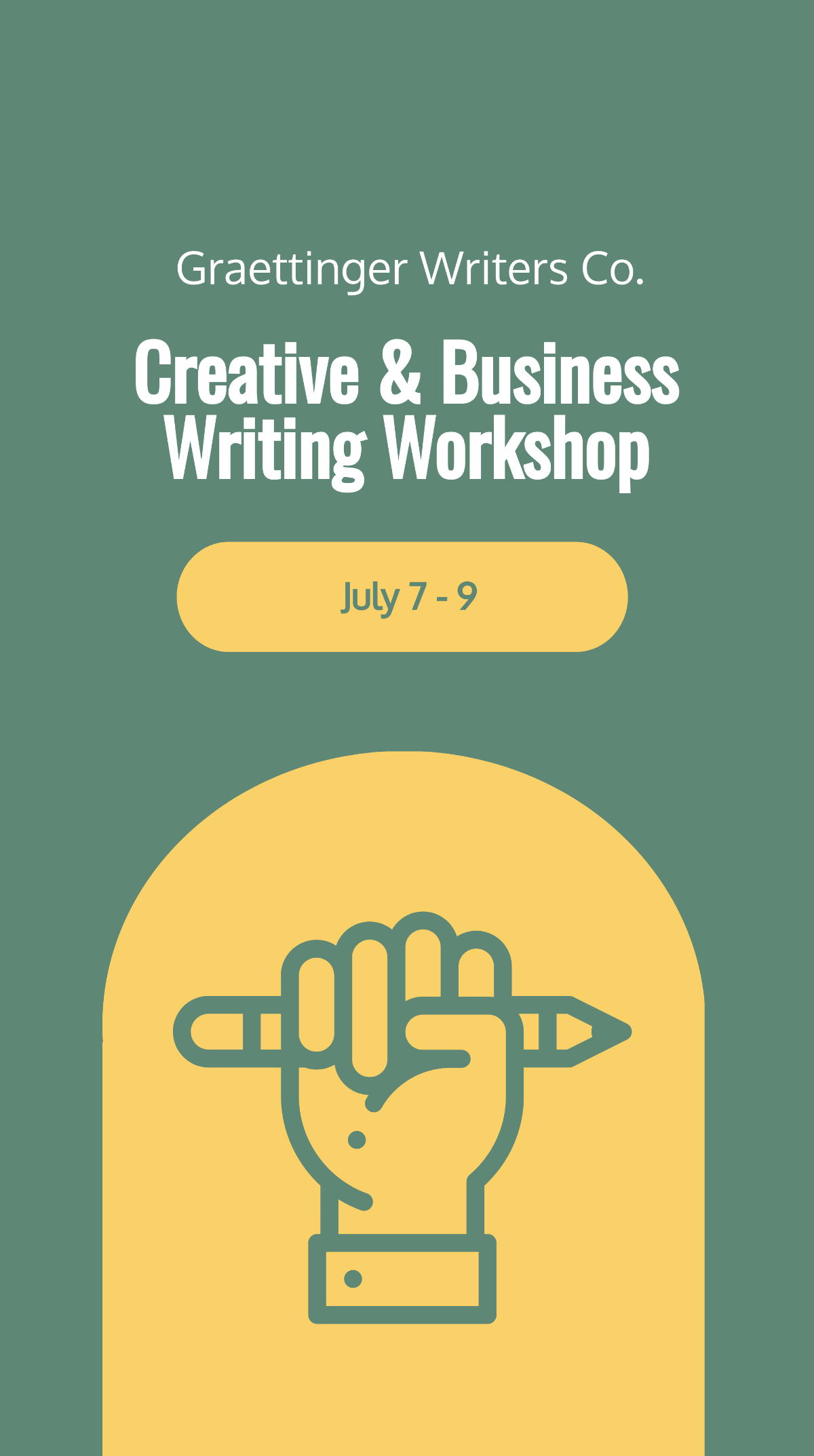 Free Creative Workshop Whatsapp Post Template