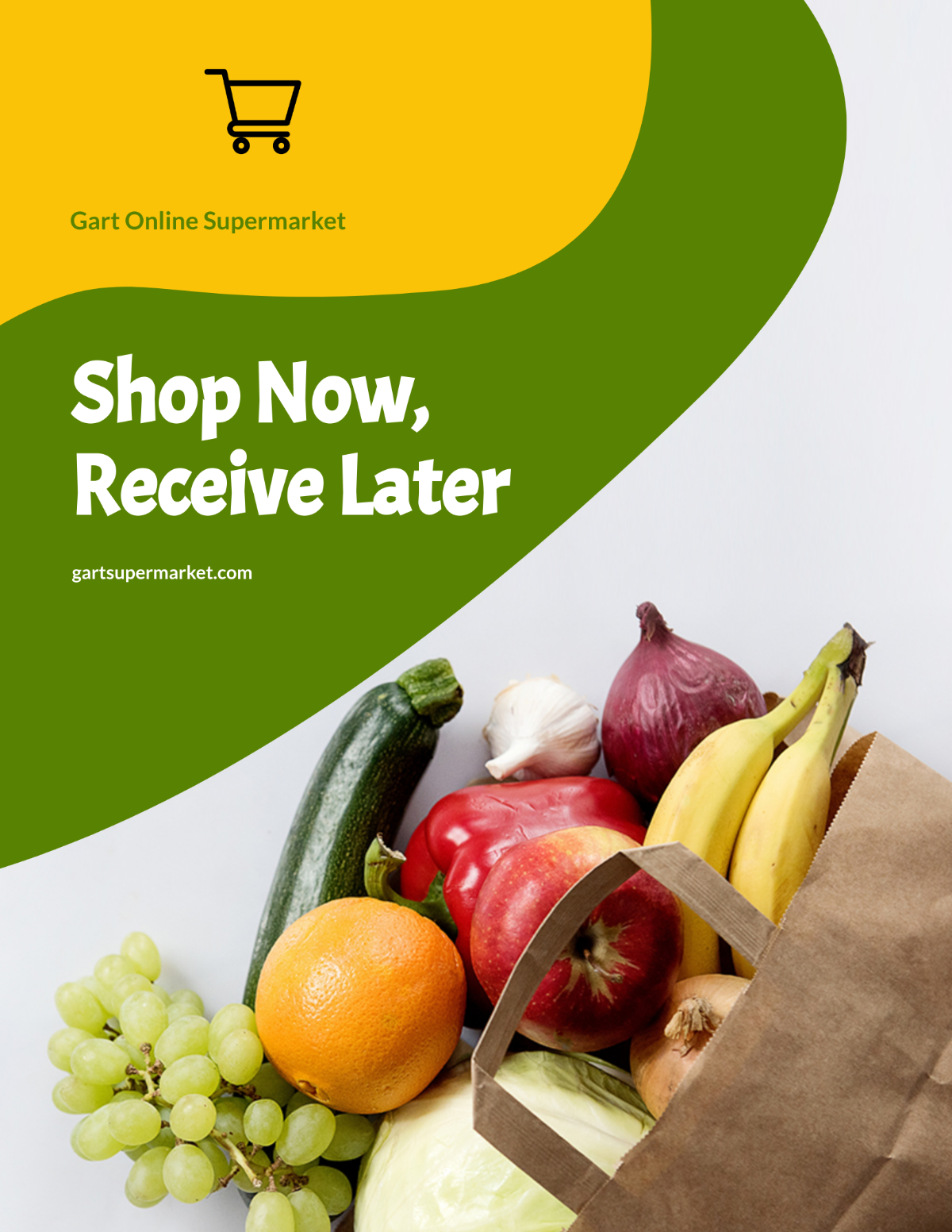 Online Grocery Store Flyer