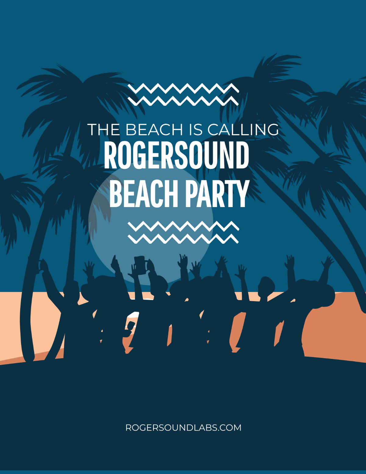 Beach Party Advertisement Flyer Template - Edit Online & Download