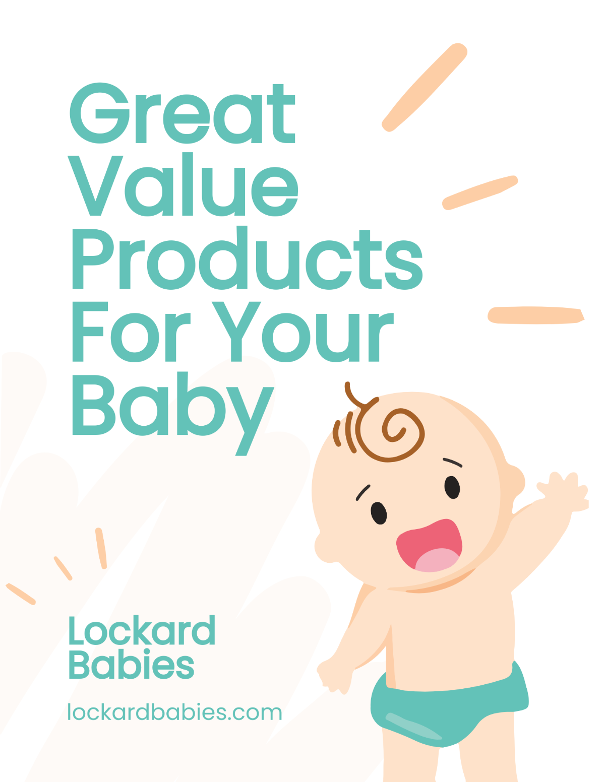 Free Online Baby Store Flyer Template