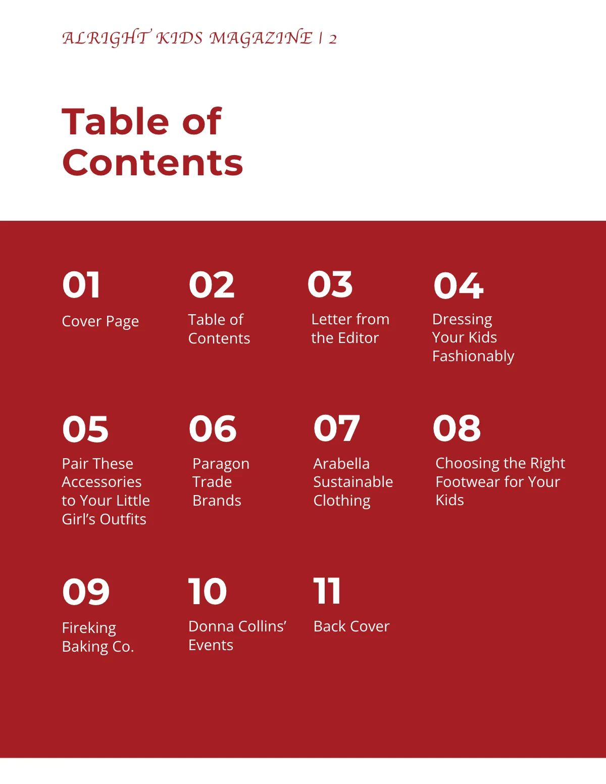 Free Stylish Kids Magazine Template to Edit Online