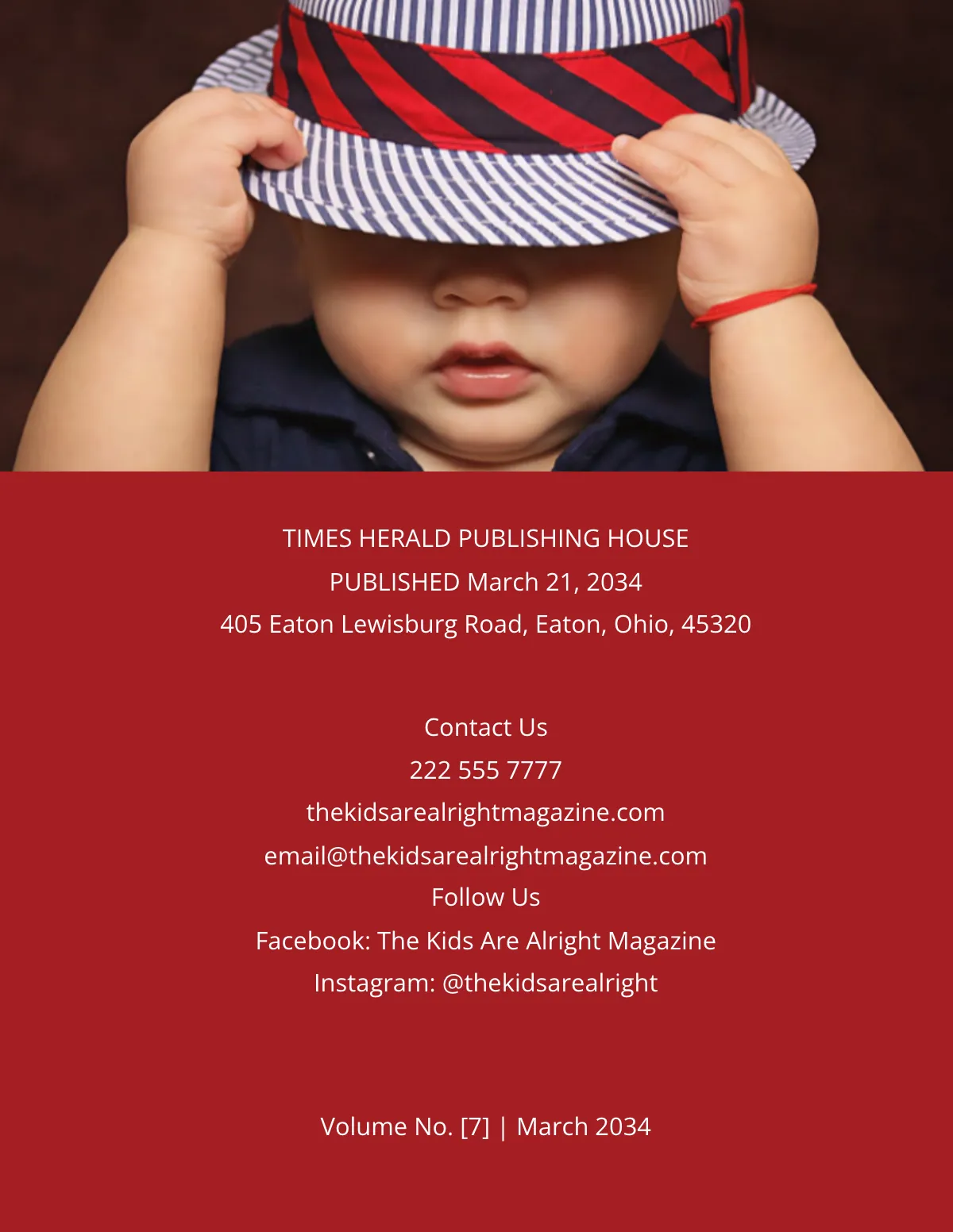 Free Stylish Kids Magazine Template to Edit Online