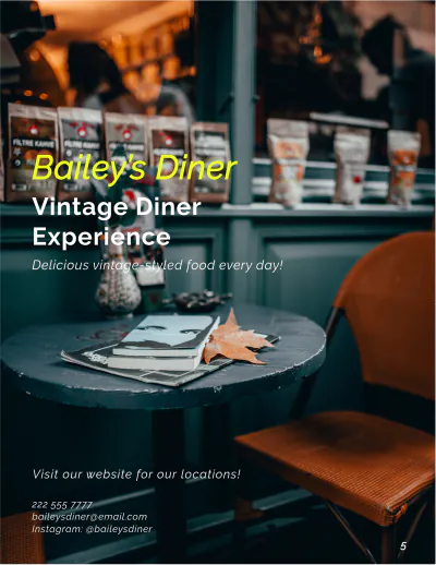 Free Vintage Style Magazine Template to Edit Online