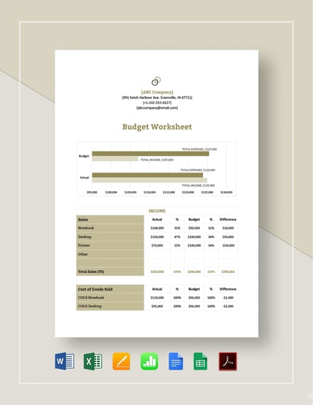 personal budget worksheet template google sheets