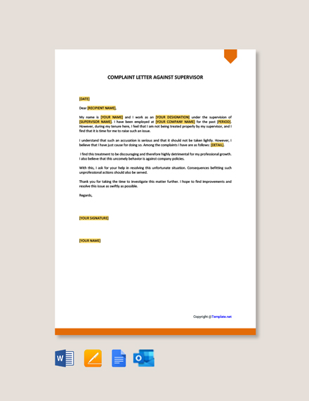 Sample Grievance Letter Against Supervisor from images.template.net