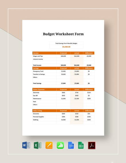 33+ Budget Sheet Excel Templates - Free Downloads | Template.net