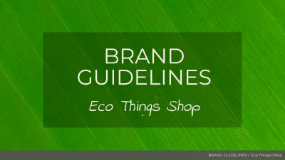 Free Product Brand Guideline Template to Edit Online