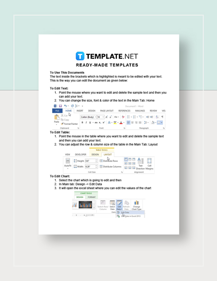 Company Balance Sheet Instructions