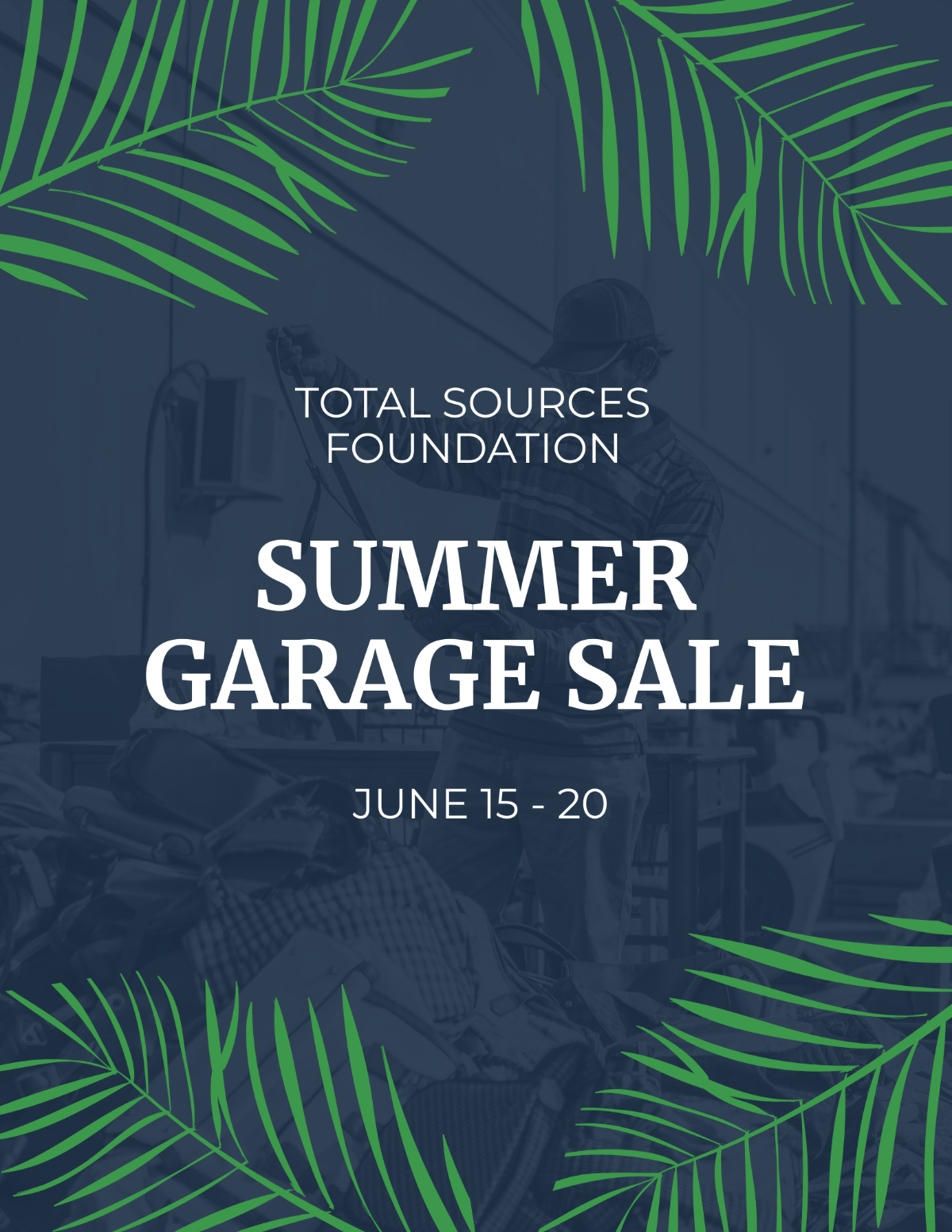 Summer Garage Sale Flyer Template