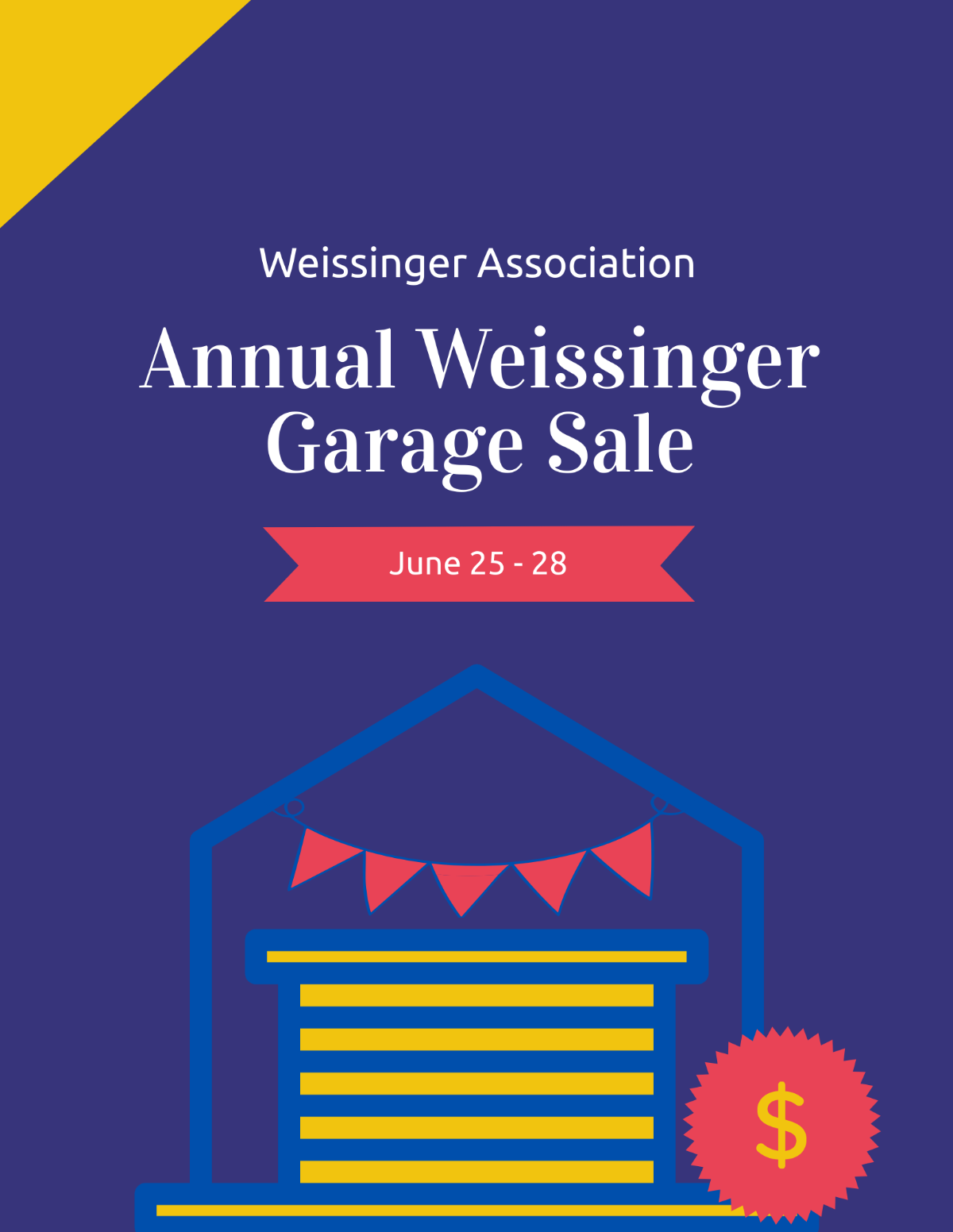 Annual Garage Sale Flyer Template