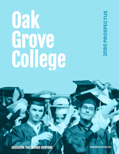 Free College Prospectus Template to Edit Online