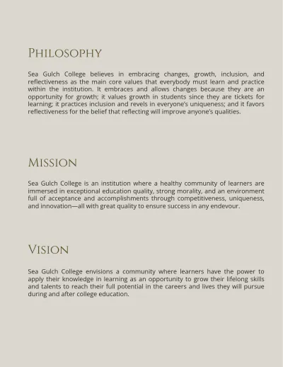 Free Undergraduate School Prospectus Template to Edit Online
