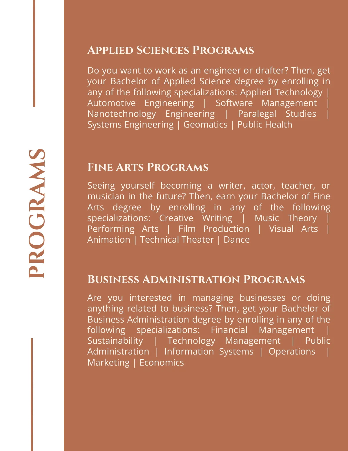 Free University Prospectus Template to Edit Online