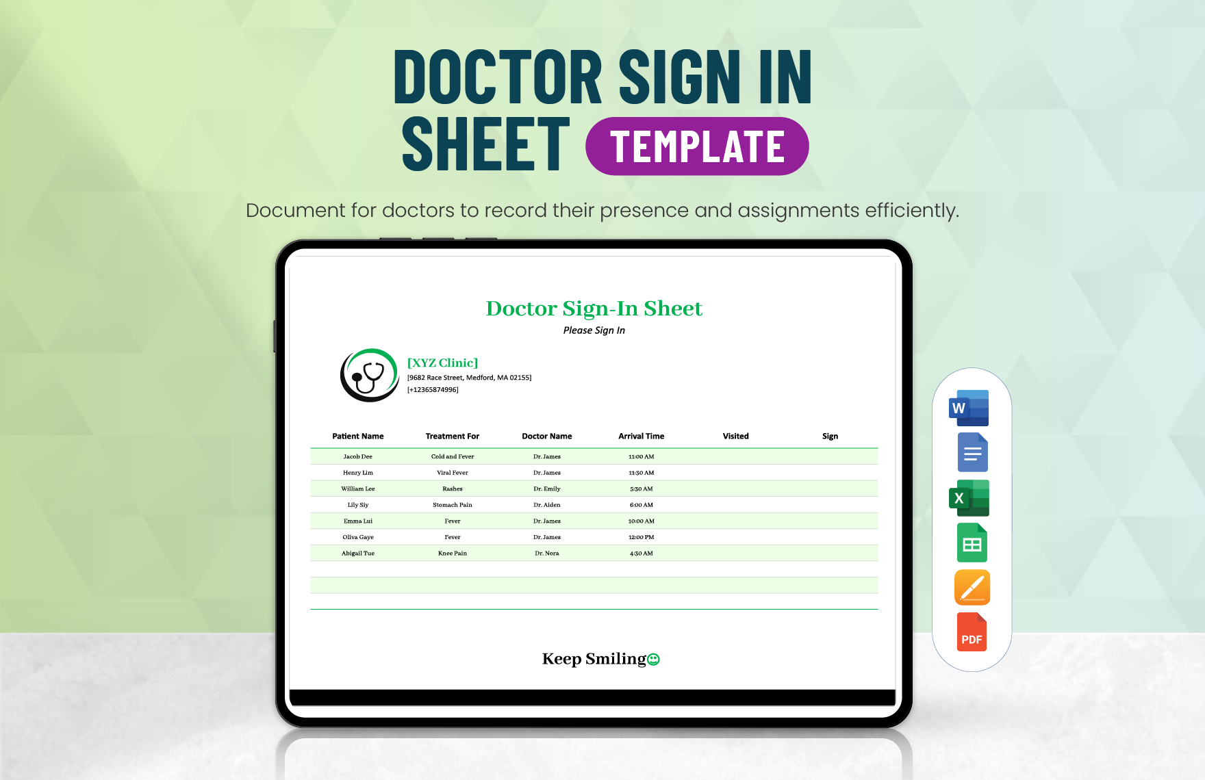 Editable Signup Templates In Google Sheets To Download