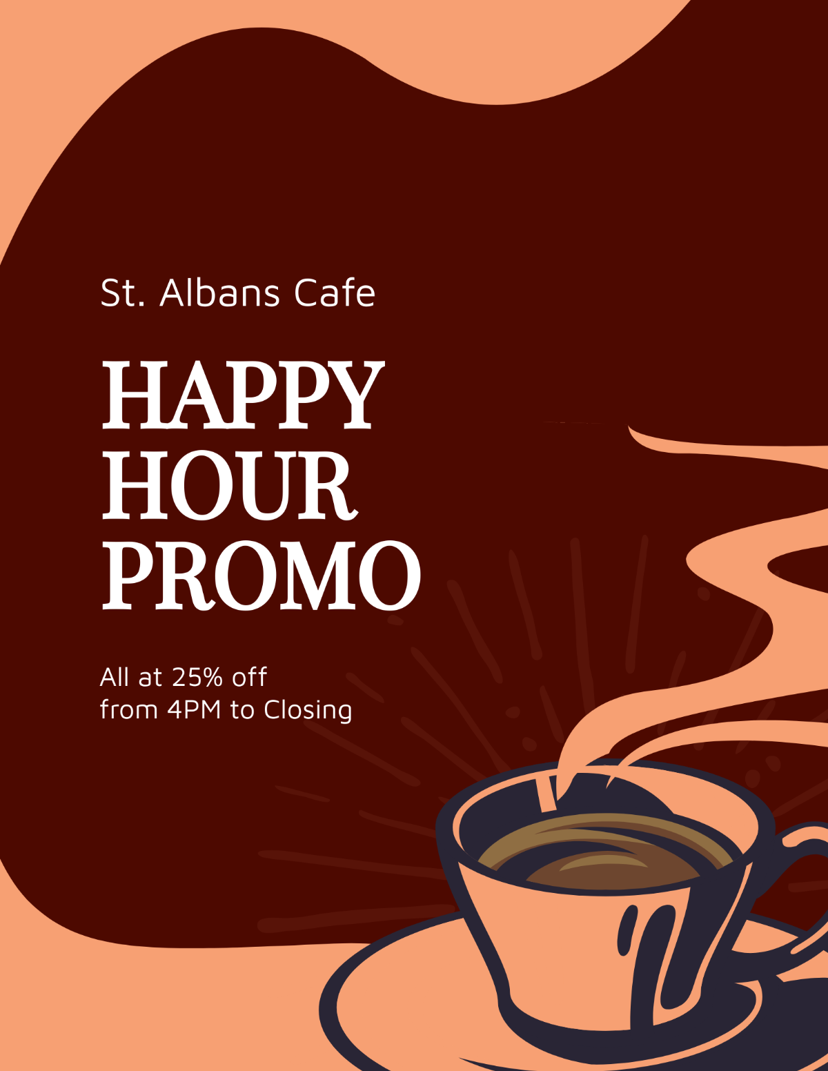 Happy Hour Promotion Flyer Template
