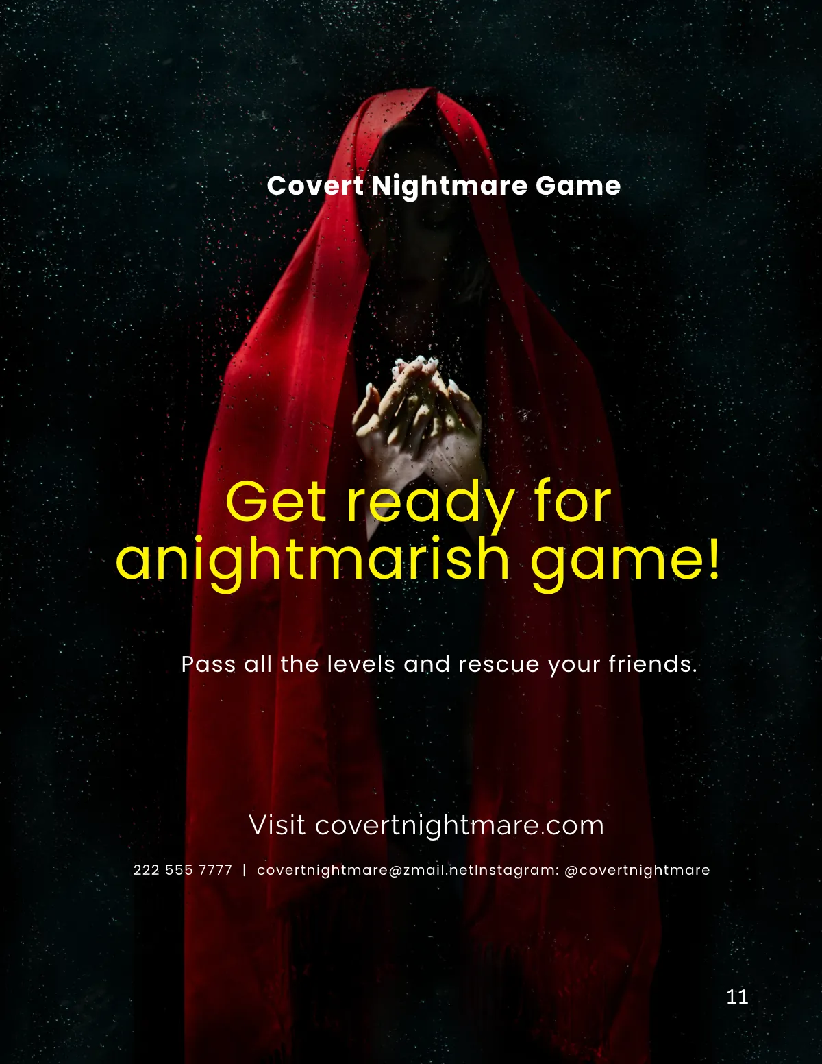 Free Simple Gaming Magazine Template to Edit Online