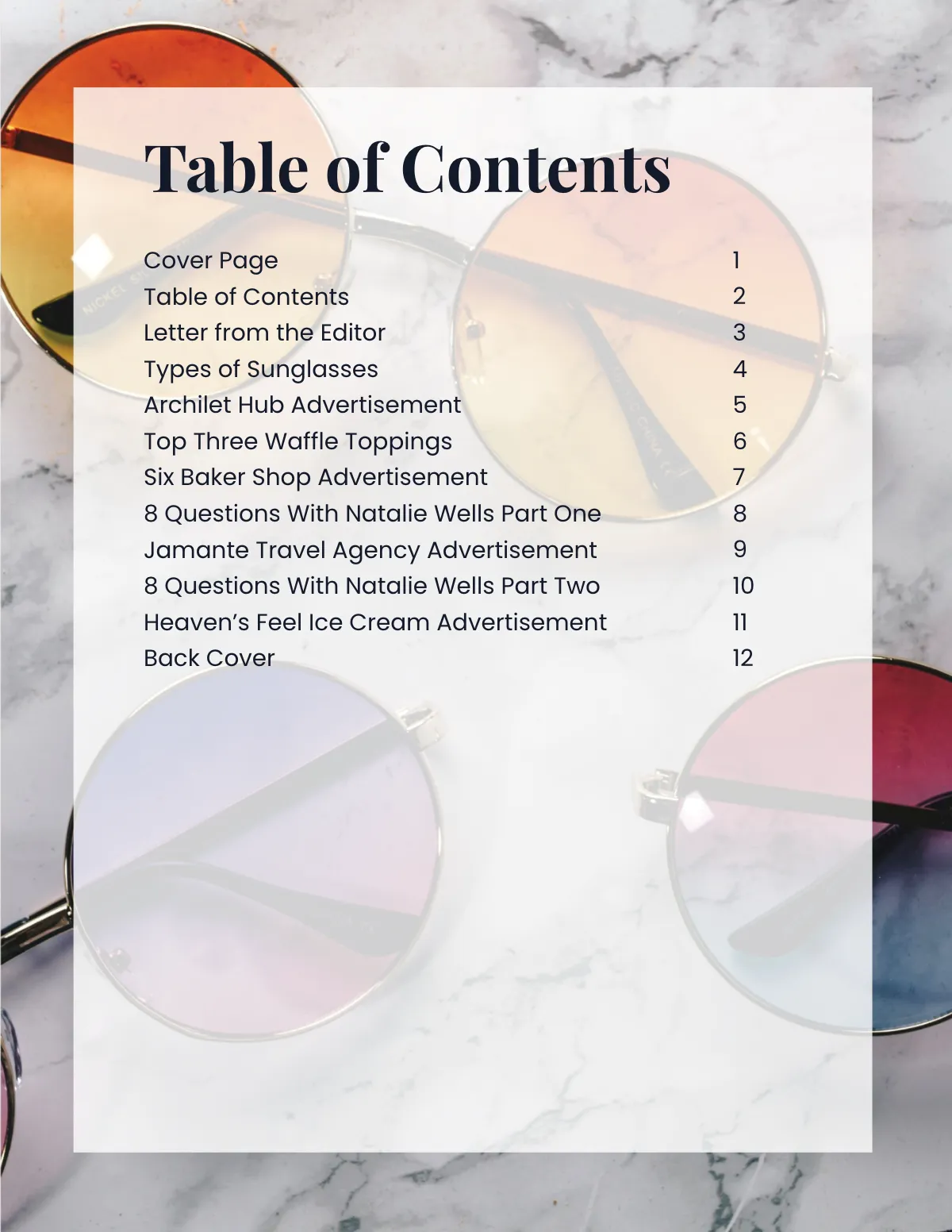 Free Lifestyle Magazine Template to Edit Online