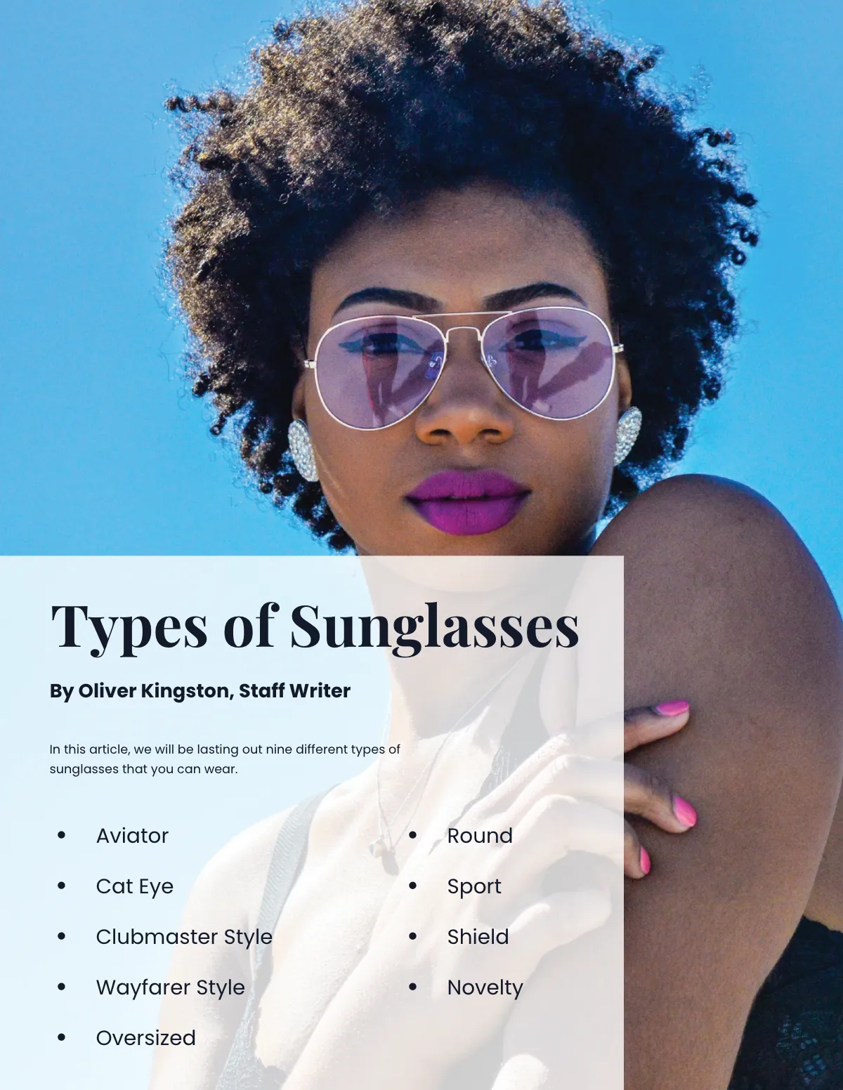 Free Lifestyle Magazine Template to Edit Online