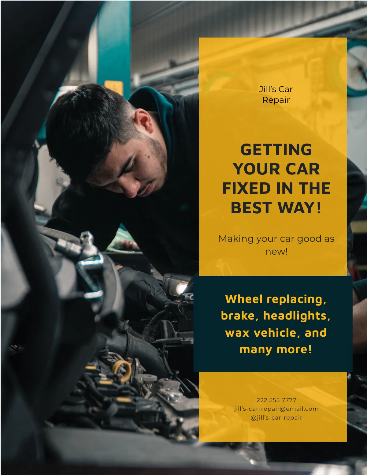 Free Automobile Classic Magazine Template to Edit Online